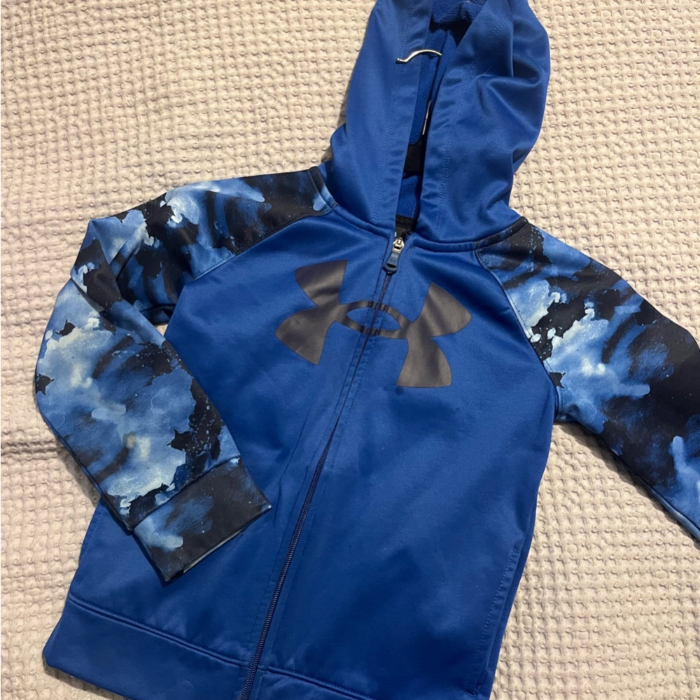 Under Armour Blue and Black Hooded Jacket